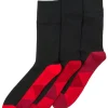 Men PandaStick Mens 6 Pack Comfort Fit Bamboo Socks - Geo Footbed
