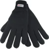 Men * Mens Black Knitted Thinsulate Gloves