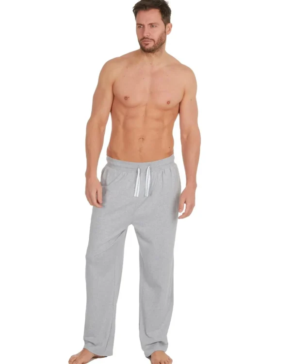 Men Momenti Mens Jersey Cotton Rich Lounge Pants - Grey