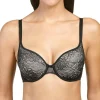 * Bras | Naturana Blue Label Underwired Lace Bra - Black/Lt. Beige