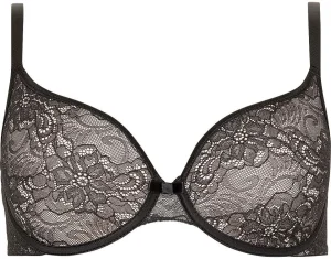 * Bras | Naturana Blue Label Underwired Lace Bra - Black/Lt. Beige