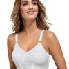 Naturana Bras | Deep Midi Comfort Bra - White