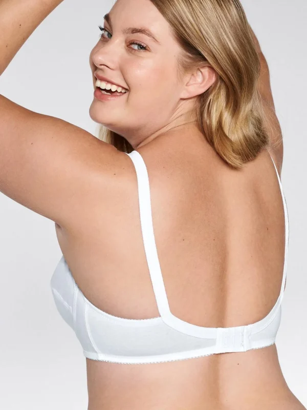 Naturana Bras | Drop Cup Nursing Bra - White