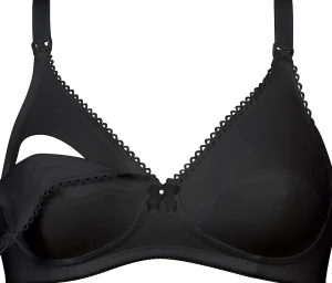 Naturana Bras | Drop Cup Nursing Bra - Black