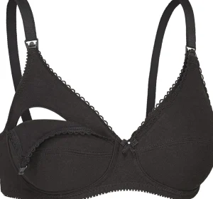 Naturana Bras | Drop Cup Nursing Bra - Black