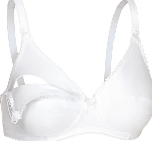 Naturana Bras | Drop Cup Nursing Bra - White