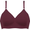 Naturana Bras | Moulded Soft Cup Bra - Burgundy