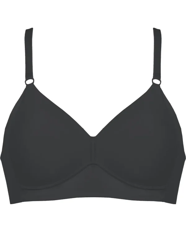 Naturana Bras | Moulded Soft Cup Bra - Black