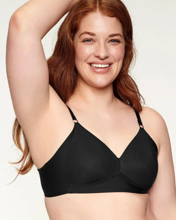 Naturana Bras | Moulded Soft Cup Bra - Black