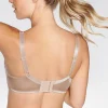 Naturana Bras | Satin & Lace Underwired Bra - Light Beige