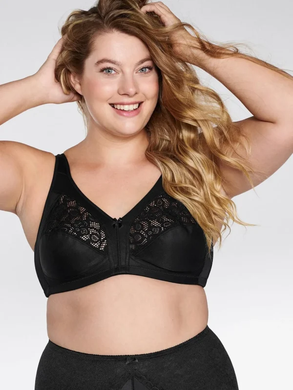Naturana Bras | Soft Cup Bra - Black