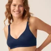 Naturana Bras | Wireless Elasticup Bra - Dark Blue