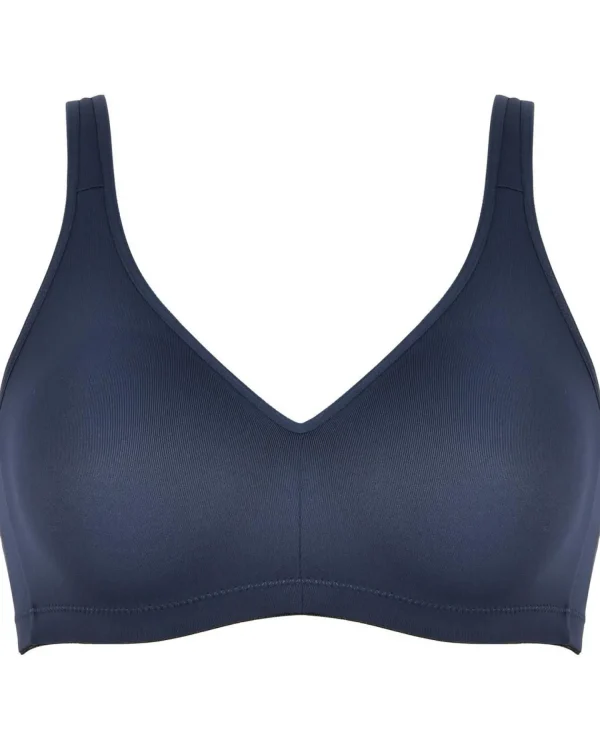 Naturana Bras | Wireless Elasticup Bra - Dark Blue