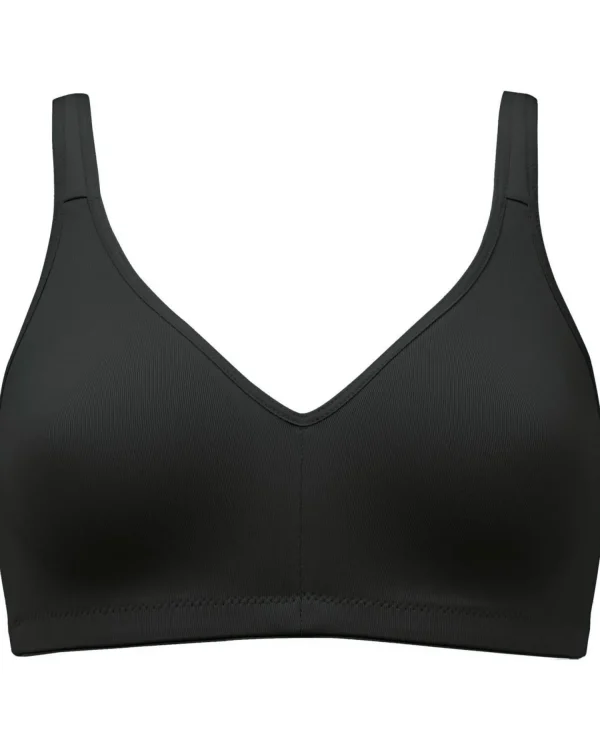Naturana Bras | Wireless Elasticup Bra - Black