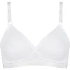 Naturana Bras | Wireless Full Cup Bra - White