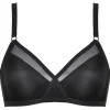Naturana Bras | Wireless Full Cup Bra - Black