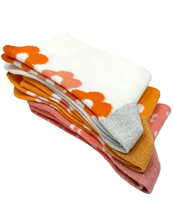 Nice Socks Socks | Womens 3 Pack Daisy Socks