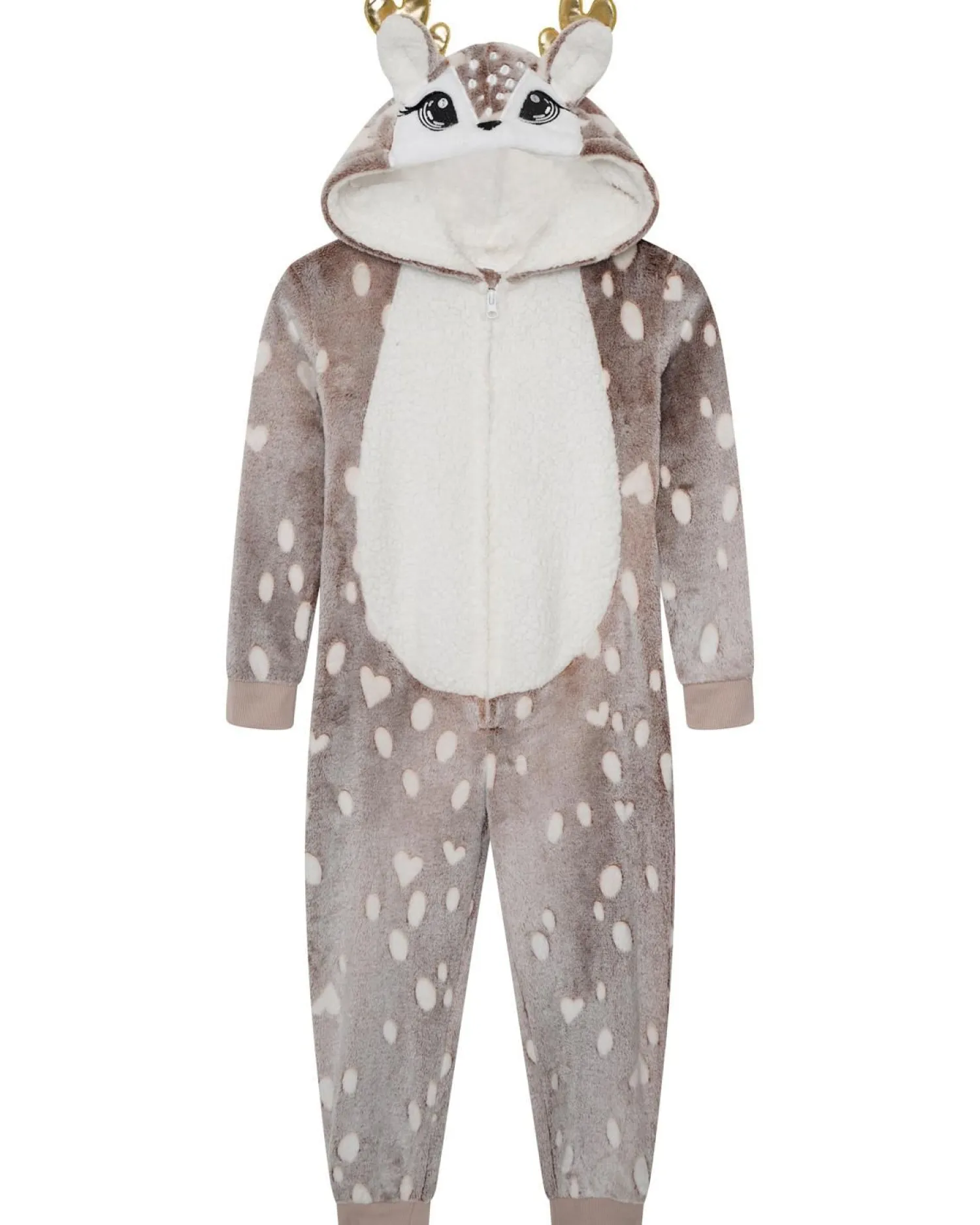 nifty_kids_d_hooded_reind_1.webp Kids Nifty Kids 3D Hooded Reindeer Onesie