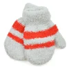 Kids * 2 Pack Babies Soft Touch Magic Mittens - Grey