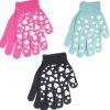 Kids * 3 Pack Girls Glow In The Dark Magic Gloves