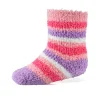 Kids Snuggle Shop 4 Pairs Baby Girls Pink Stripe Cosy Socks