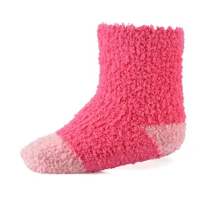 Kids Snuggle Shop 4 Pairs Baby Girls Pink Stripe Cosy Socks