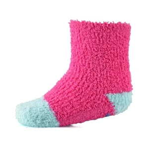 Kids Snuggle Shop 4 Pairs Baby Girls Pink Stripe Cosy Socks