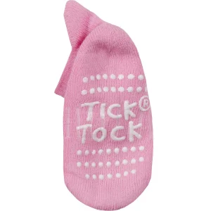 Kids Tick Tock 6 Pairs Baby Terry Socks - Pink/Purple