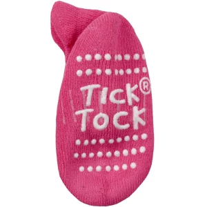 Kids Tick Tock 6 Pairs Baby Terry Socks - Pink/Purple