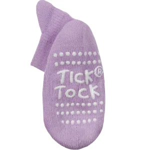 Kids Tick Tock 6 Pairs Baby Terry Socks - Pink/Purple