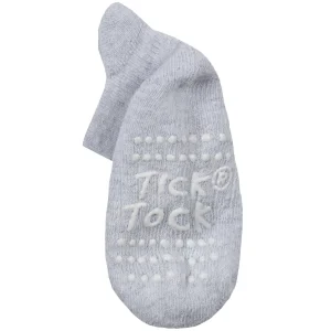 Kids Tick Tock 6 Pairs Baby Terry Socks - Blue/Grey