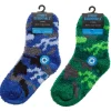 Kids * 4 Pairs Boys Fluffy Camo Print Socks
