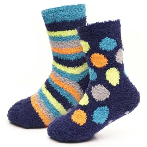 Kids Bertie & Bo 4 Pairs Boys Stars & Stripes Cosy Socks