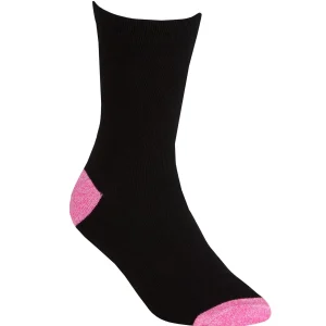Kids Street Essentials 5 Pairs Girls Marl Heel & Toe Socks - Neon Mix