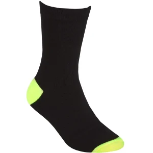 Kids Street Essentials 5 Pairs Girls Marl Heel & Toe Socks - Neon Mix