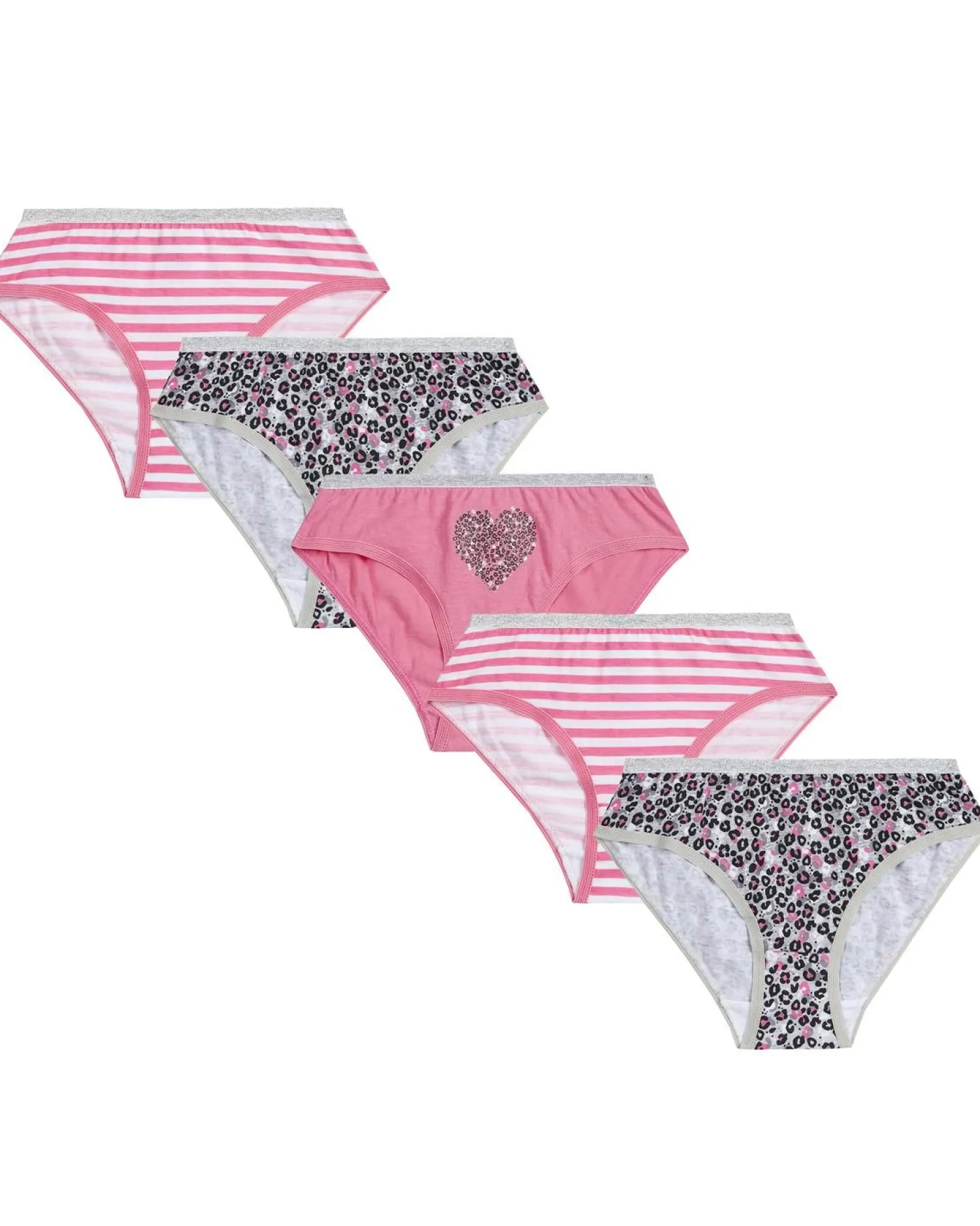 pairs_girls_pink_leopard_0.webp Kids 4Kidz 5 Pairs Girls Pink Leopard Cotton Knickers
