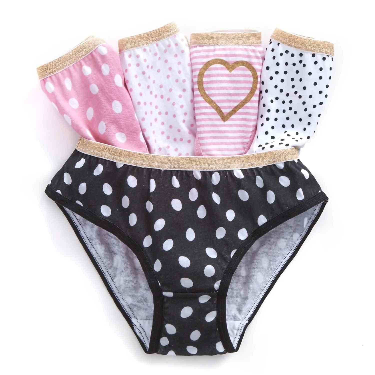 pairs_girls_polka_dot_co_0.webp Kids 4Kidz 5 Pairs Girls Polka Dot Cotton Knickers