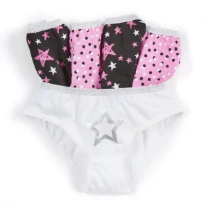 Kids 4Kidz 5 Pairs Girls Star Cotton Knickers