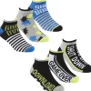 Kids * 6 Pairs Kids Bamboo Gaming Trainer Socks