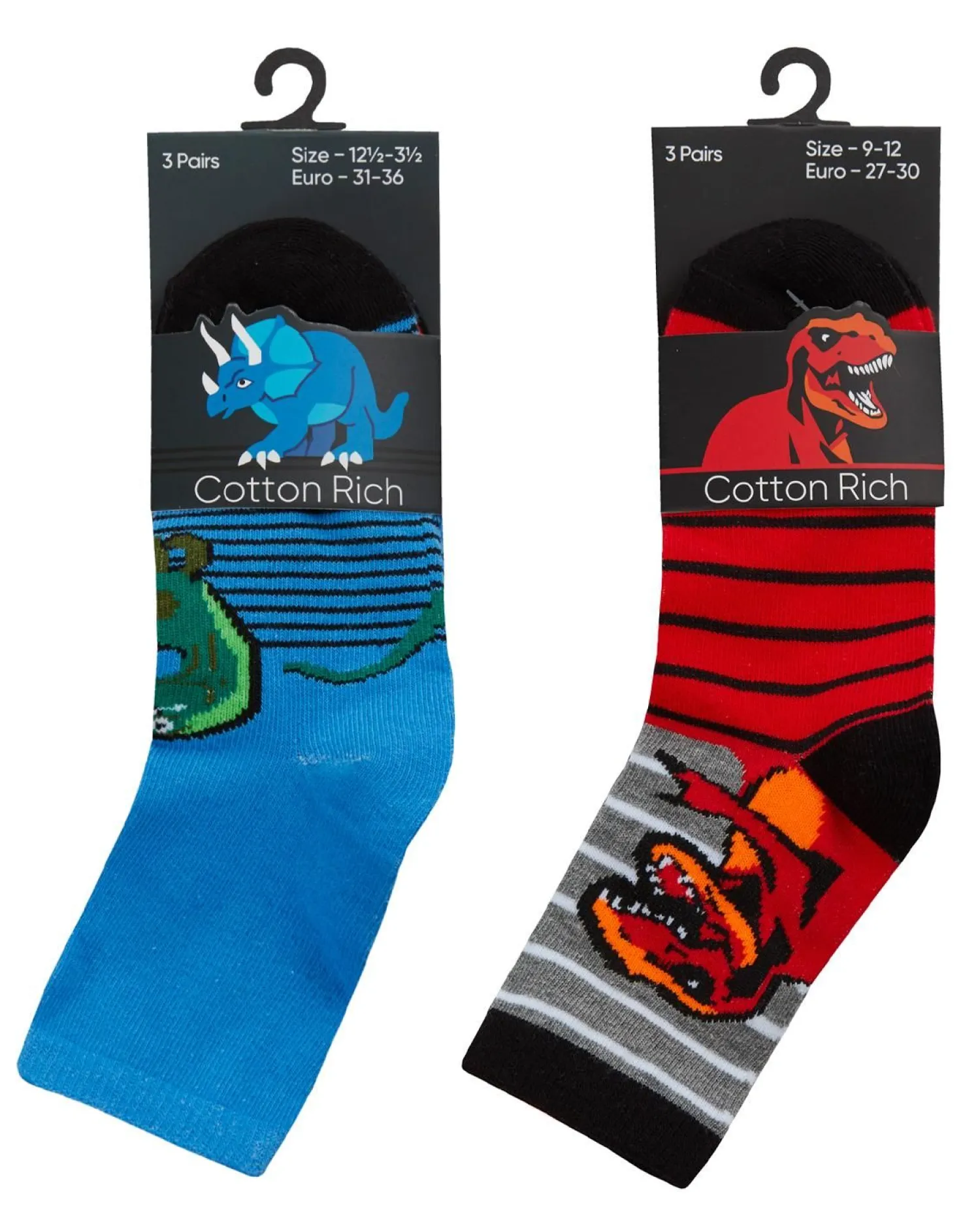 pairs_kids_dinosaur_ankl_0.webp Kids * 6 Pairs Kids Dinosaur Ankle Socks