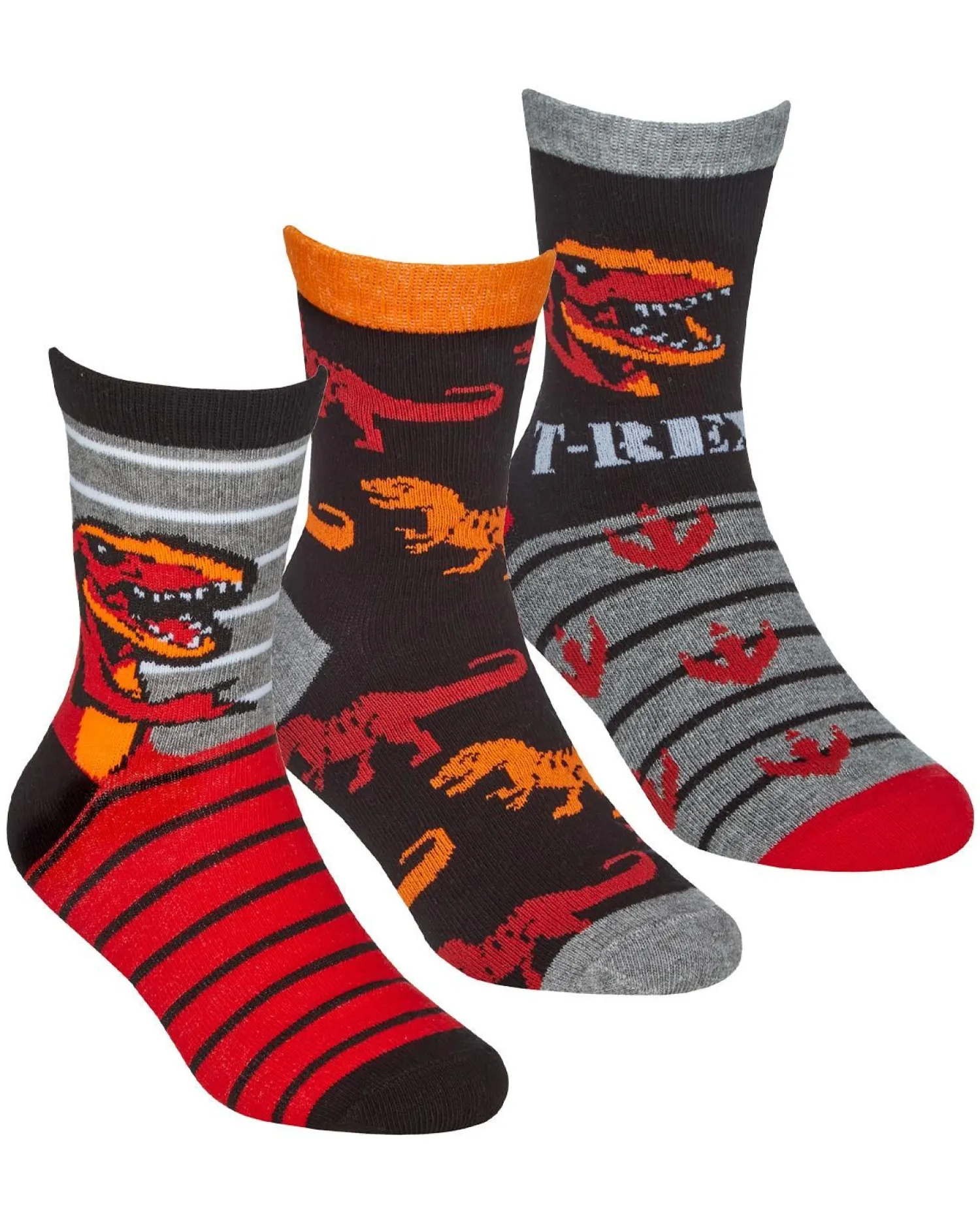 pairs_kids_dinosaur_ankl_2.webp Kids * 6 Pairs Kids Dinosaur Ankle Socks