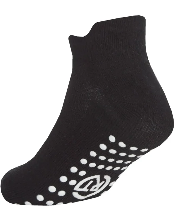 Kids RedTag 6 Pairs Kids Grip Sole Trainer Socks - Black/Pink