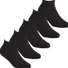 Kids * 5 Pairs Kids Sport Trainer Socks - Black