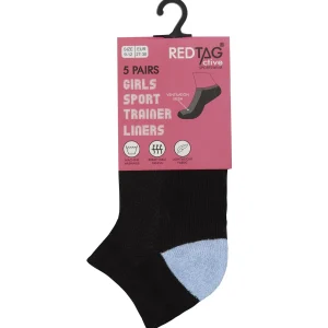 Kids * 5 Pairs Kids Sport Trainer Socks - Pastel Mix