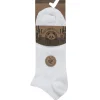 Men * 6 Pairs Mens Bamboo Trainer Socks - White