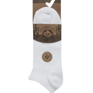 Men * 6 Pairs Mens Bamboo Trainer Socks - White