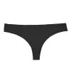 Anucci Knickers | 3 Pairs Seamless No Vpl Thongs - Black