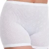 * Knickers | 3 Pairs White 100% Cotton Airtex Pantees