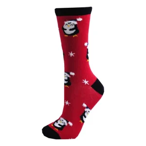 * Socks | 4 Pairs Womens Cotton Rich Christmas Socks