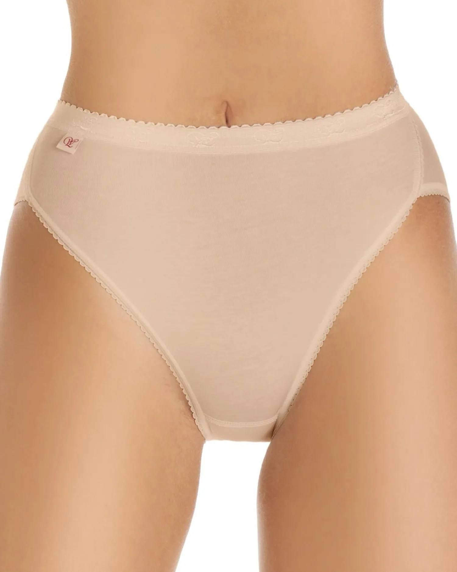 pairs_wysteria_lane_high_1.webp Wysteria Lane Knickers | 3 Pairs High Leg Classic Brief - Beige